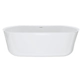 Windsor Freestanding Acrylic Bath with Overflow, 1700mm